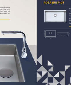 Chậu rửa bát NoBiNox ROSA NN974DT - 20 Chậu rửa bát NoBiNox ROSA NN974DT - 19