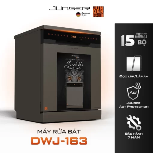Máy rửa bát JUNGER Leopard DWJ-163-MS