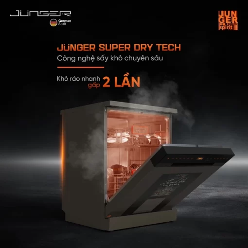 Máy rửa bát JUNGER Leopard DWJ-163-MS - 5