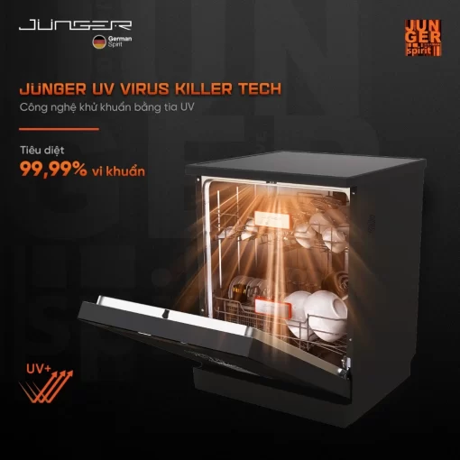 Máy rửa bát JUNGER Leopard DWJ-183-VG - 10