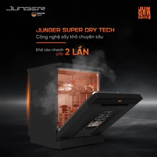 Máy rửa bát JUNGER Leopard DWJ-183-VG - 12