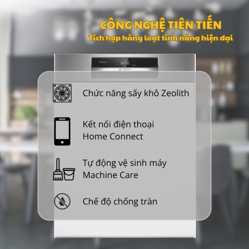 Máy rửa chén bát Bosch SMI8ZDS81T Series 8 - 5