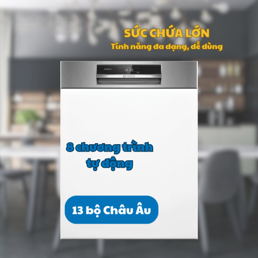Máy rửa chén bát Bosch SMI8ZDS81T Series 8 - 7