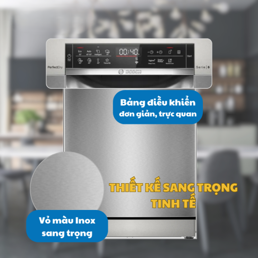 Máy rửa chén bát Bosch SMS6ZCI00P Series 6 - 7