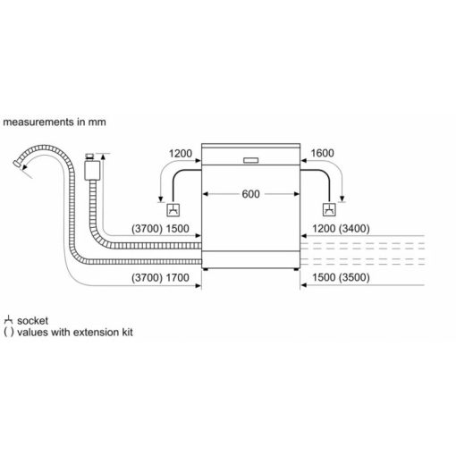 Máy rửa chén bát Bosch SMS6ZCI00P Series 6 - 3