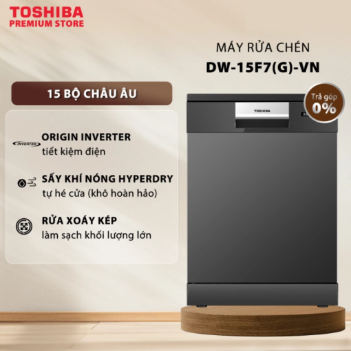 Máy rửa chén Toshiba DW-15F7(G)-VN - 3