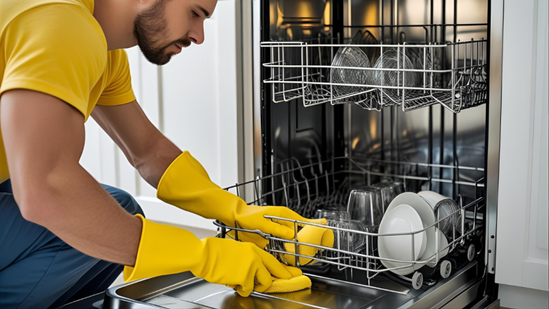 5 bước vệ sinh máy rửa chén Bosch đơn giản tại nhà - 3 5 bước vệ sinh máy rửa chén Bosch đơn giản tại nhà