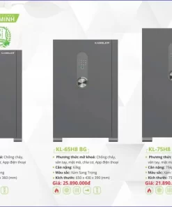 Két sắt KASSLER KL-75H8 BG - 6 Két sắt KASSLER KL-75H8 BG