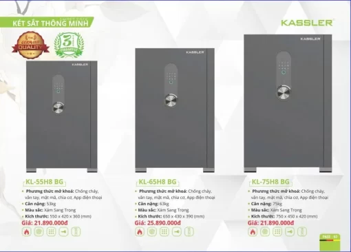 Két sắt KASSLER KL-55H8 BG