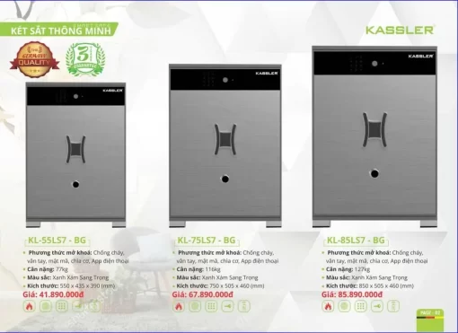 Két sắt KASSLER KL-75LS7 BG