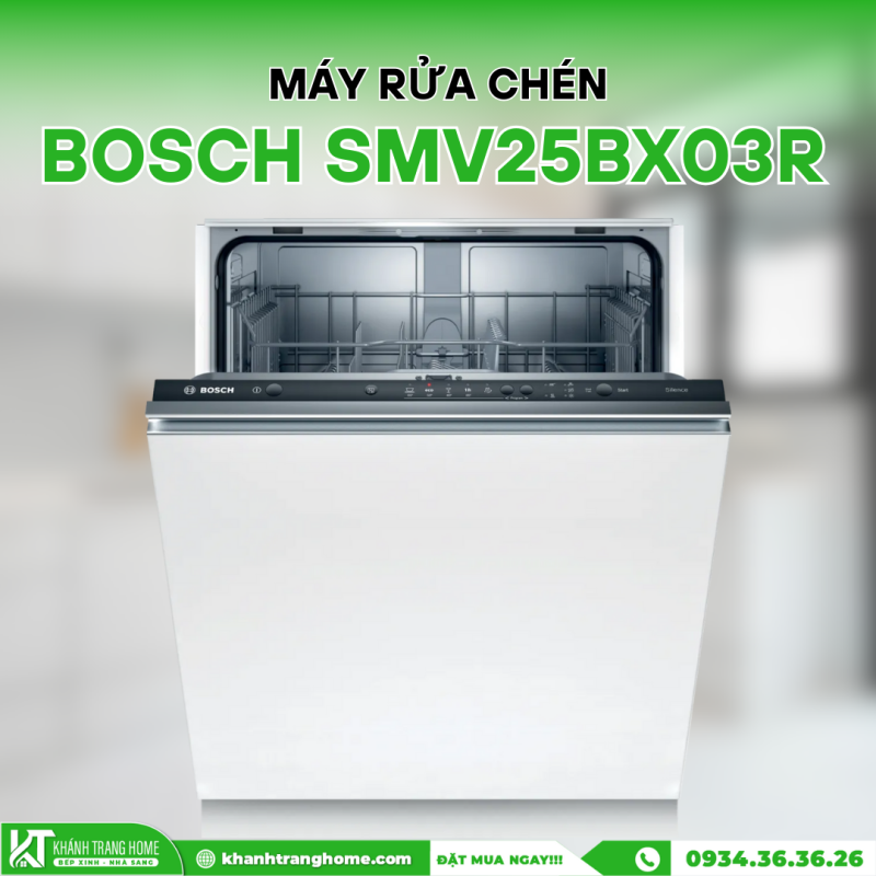 Khám Phá Các Chế Độ Và Thời Gian Rửa Trên Máy Rửa Chén Bosch SMV25BX03R Serie 2 - 2 Khám Phá Các Chế Độ Và Thời Gian Rửa Trên Máy Rửa Chén Bosch SMV25BX03R Serie 2