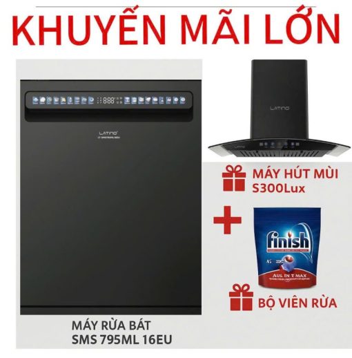 Máy rửa bát LATINO SMS 795ML 16EU