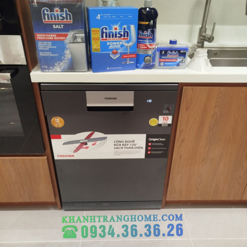 Máy rửa chén Toshiba DW-15F7(G)-VN chính hãng - 66