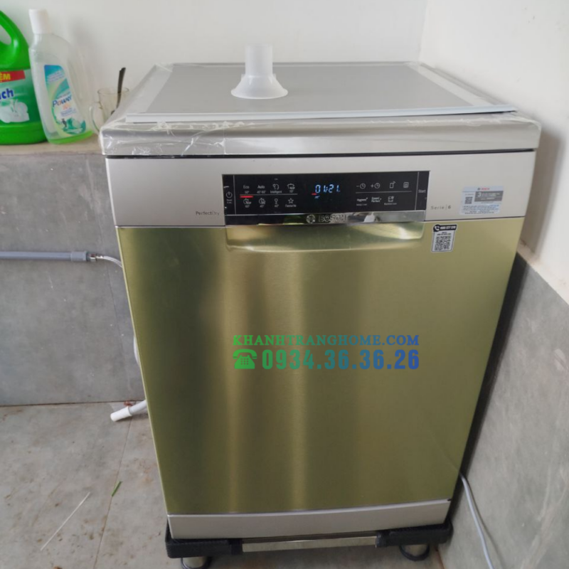 Máy Rửa Chén Bosch SMS6ZCI02P Serie 6 Sấy Zeolith Model 2025 - 25