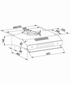 Máy hút mùi CANZY CZ 70B50 - 6 Máy hút mùi CANZY CZ 70B50