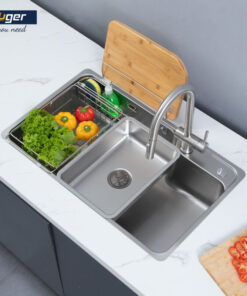 Chậu rửa bát KLUGER KH8048SL-S80 Plus