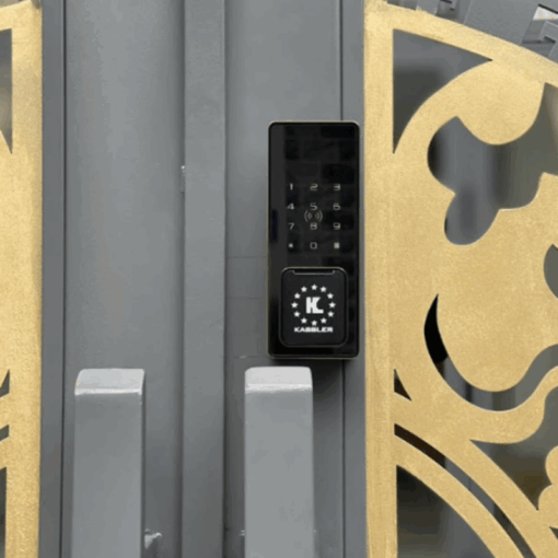 Khóa cửa cổng Kassler KL-579 CNC GOLD GREY APP+REMOTE (WIFI)