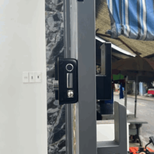 Khóa cửa cổng Kassler KL-579 CNC GOLD GREY APP+REMOTE (WIFI)