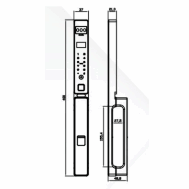 Khóa cửa nhôm Kassler KL-599 CNC-02 GREY APP TUYA - 6 Khóa cửa nhôm Kassler KL-599 CNC-02 GREY APP TUYA