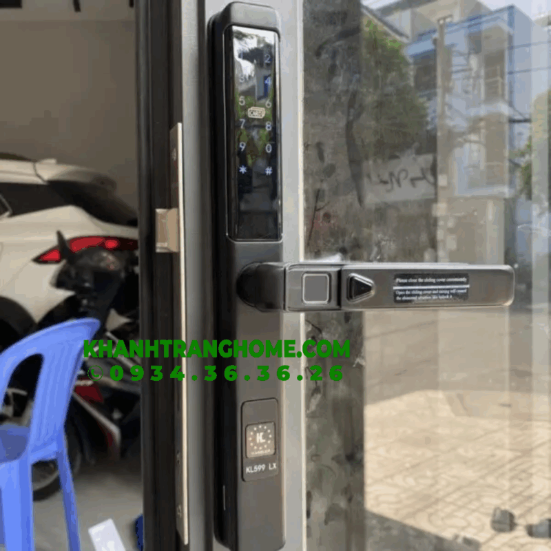 Khóa cửa nhôm Kassler KL-599 LX BLACK App - 19 Khóa cửa nhôm Kassler KL-599 LX BLACK App