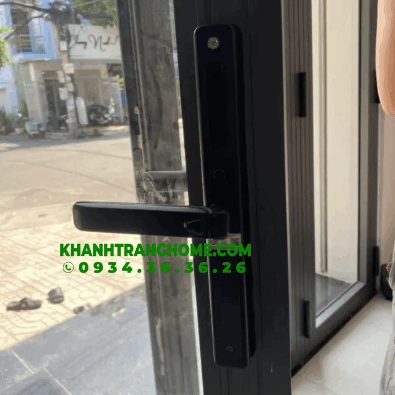 Khóa cửa nhôm Kassler KL-599 LX BLACK App - 21 Khóa cửa nhôm Kassler KL-599 LX BLACK App