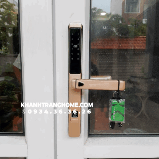 Khóa cửa nhôm Kassler KL-599 LX Champagne App