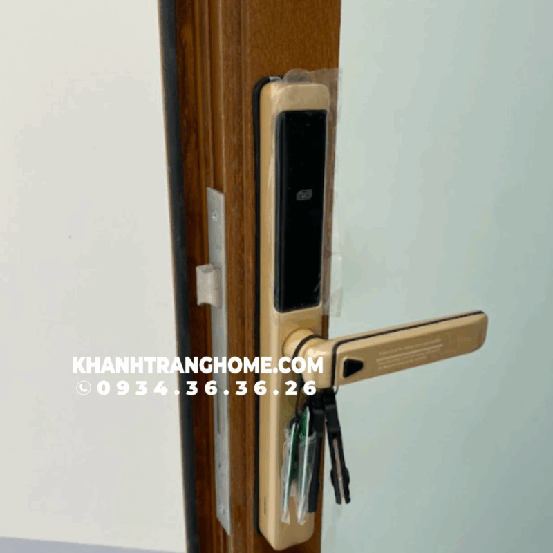 Khóa cửa nhôm Kassler KL-599 LX Champagne App - 25 Khóa cửa nhôm Kassler KL-599 LX Champagne App