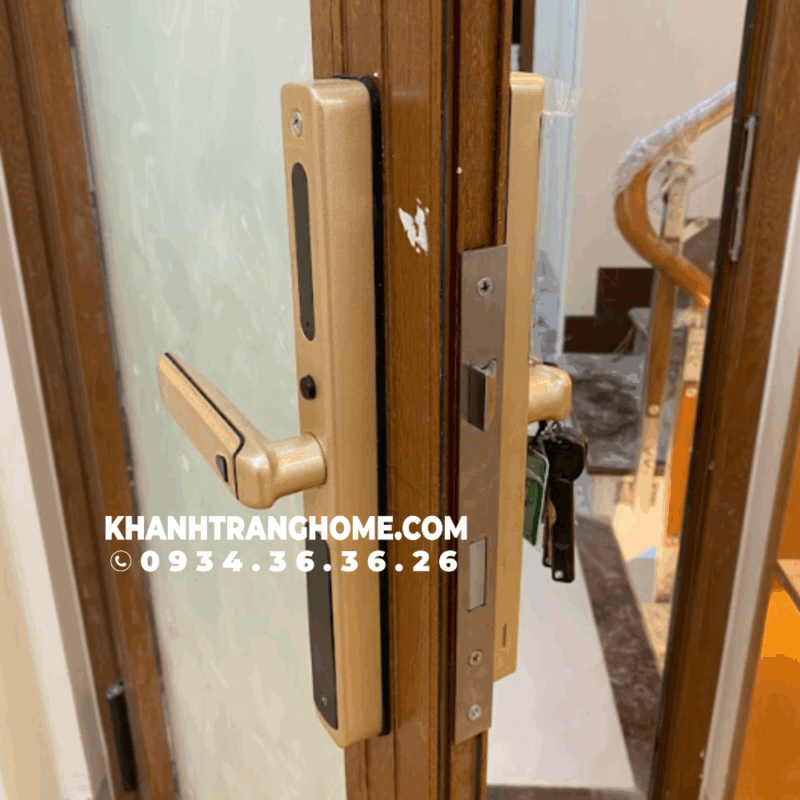 Khóa cửa nhôm Kassler KL-599 LX Champagne App+Remote - 28 Khóa cửa nhôm Kassler KL-599 LX Champagne App+Remote