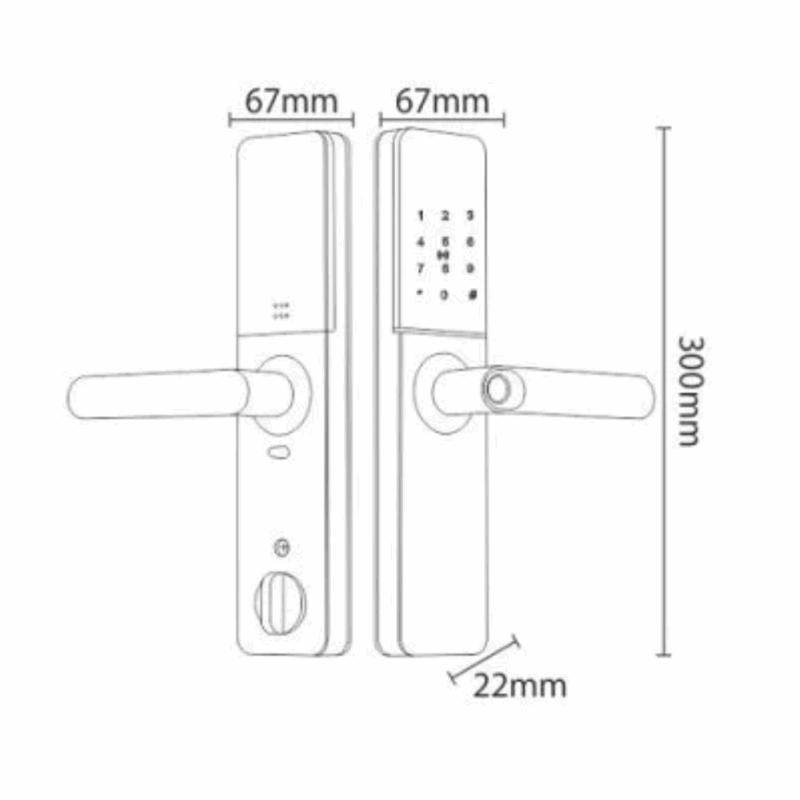 Khóa điện tử Kassler KL-79 H APP WIFI+REMOTE - 12 Khóa điện tử Kassler KL-79 H APP WIFI+REMOTE