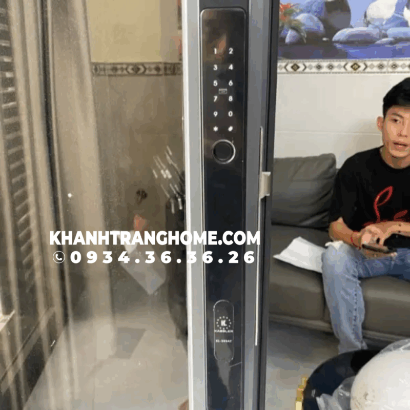Khóa cửa nhôm Kassler KL-599 AT BLACK APP WIFI+REMOTE - 21 Khóa vân tay Kassler KL-599 AT BLACK APP WIFI+REMOTE