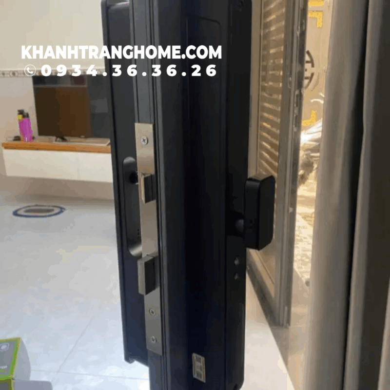 Khóa cửa nhôm Kassler KL-599 AT BLACK APP WIFI+REMOTE - 23 Khóa vân tay Kassler KL-599 AT BLACK APP WIFI+REMOTE