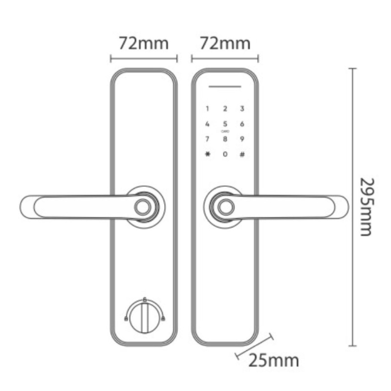 Khóa vân tay Kassler KL-668 APP BLACK REMOTE - 18 Khóa vân tay Kassler KL-668 APP BLACK REMOTE