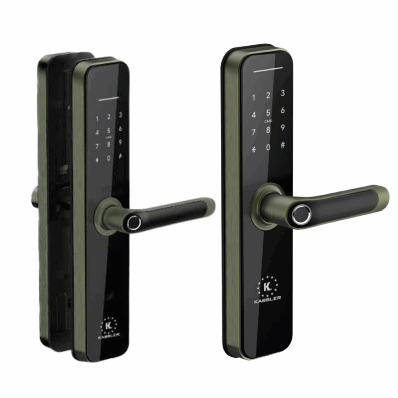 Khóa vân tay Kassler KL-668 APP GREEN BRONZE REMOTE - 10 Khóa vân tay Kassler KL-668 APP GREEN BRONZE REMOTE