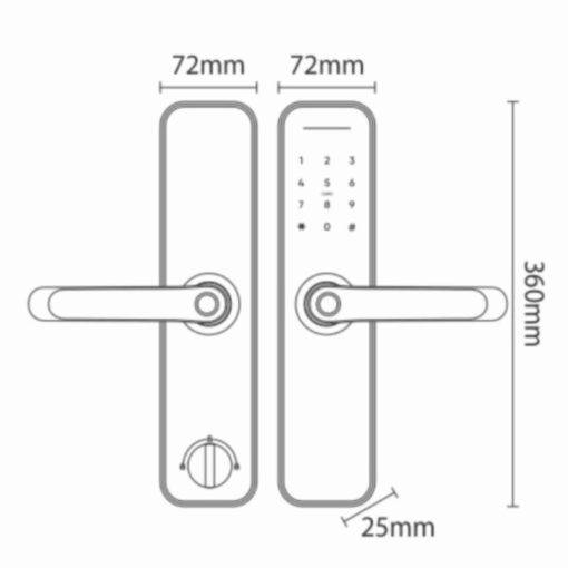 Khóa vân tay Kassler KL-696 APP GREEN BRONZE REMOTE