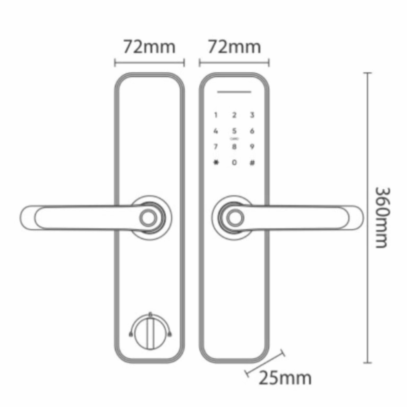 Khóa vân tay Kassler KL-696 APP GREEN BRONZE REMOTE - 10 Khóa vân tay Kassler KL-696 APP GREEN BRONZE REMOTE