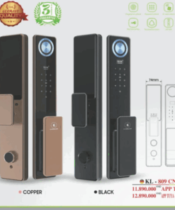 Khóa vân tay Kassler KL-809 CNC BLACK APP REMOTE - 5 Khóa vân tay Kassler KL-809 CNC BLACK APP