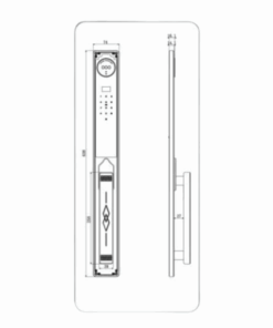 Khóa vân tay Kassler KL-968 CNC GOLD APP