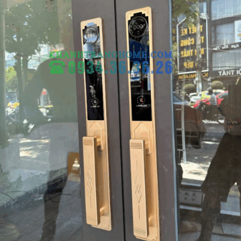 Khóa vân tay Kassler KL-968 CNC GOLD APP + REMOTE - 6 Khóa vân tay Kassler KL-968 CNC GOLD APP + REMOTE