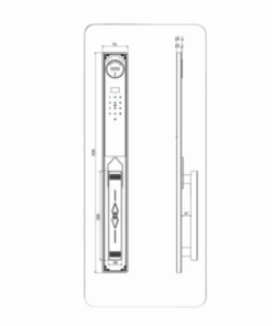 Khóa vân tay Kassler KL-968 CNC Black USMART GO REMOTE