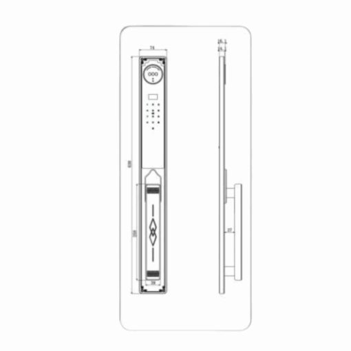 Khóa vân tay Kassler KL-968 CNC USMART GO black