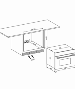 Lò Vi Sóng Âm Tủ Hafele HC-MWO381B 495.10.044 - 8 Lò Vi Sóng Âm Tủ HC-MWO381B Hafele 495.10.044