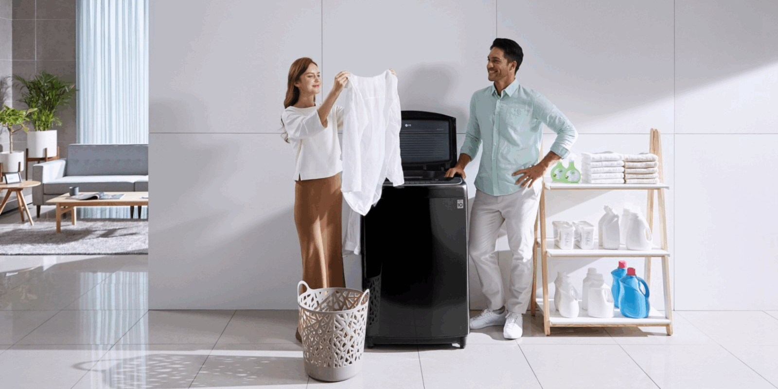 Máy giặt cửa trên