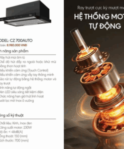 Máy hút mùi CANZY CZ 700AUTO