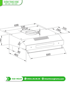 Máy hút mùi CANZY CZ 70I50