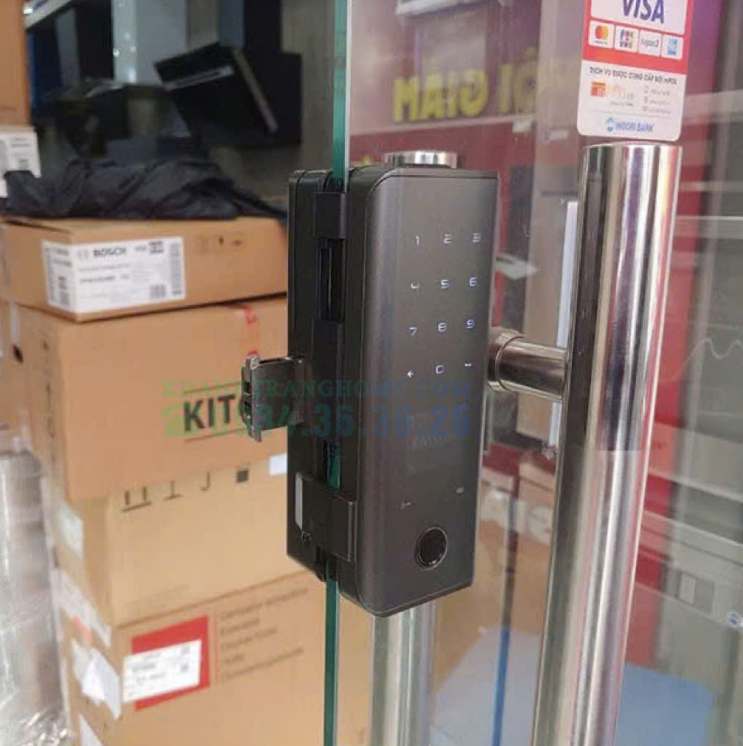 Khóa cửa kính Kassler KL-589 BLACK APP+REMOTE - 18 Khóa cửa kính Kassler KL-589 BLACK APP+REMOTE - 17