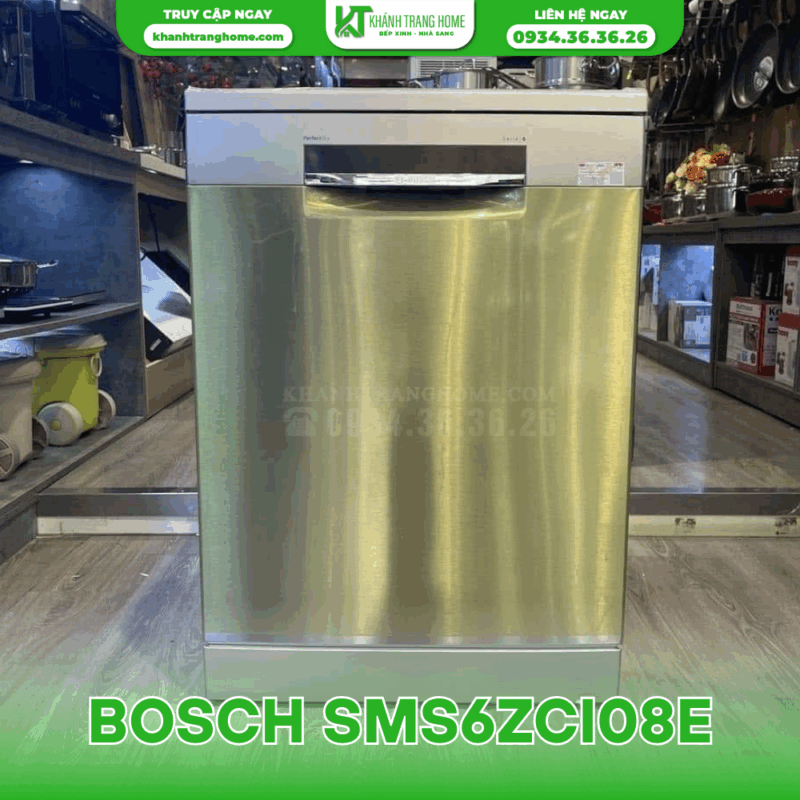Máy rửa bát Bosch SMS6ZCI08E serie 6 sấy Zeolith là lựa chọn tối ưu cho gia đình 4-6 người - 5 Máy rửa bát Bosch SMS6ZCI08E serie 6 sấy Zeolith là lựa chọn tối ưu cho gia đình 4-6 người