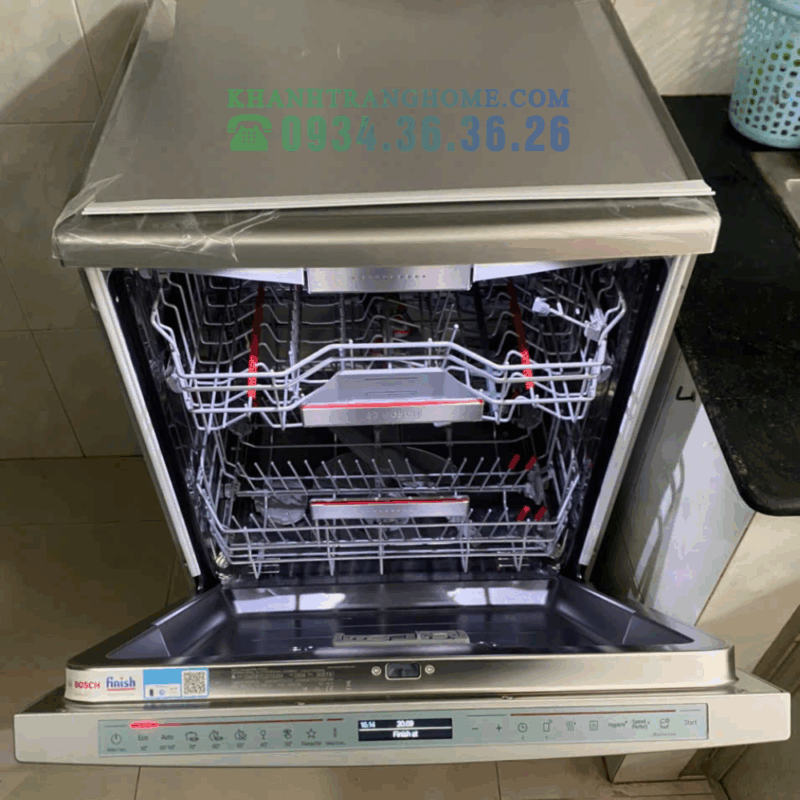 Máy rửa bát Bosch SMS6ZCI85M serie 6 sấy Zeolith - 48 Máy rửa bát Bosch SMS6ZCI85M serie 6 sấy Zeolith