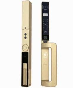 KHÓA CỬA NHÔM KASSLER KL-599 CNC-01 CHAMPAGNE GOLD APP TUYA