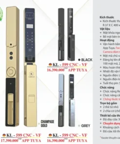 Khóa cửa nhôm Kassler KL-599 CNC-VF GREY APP - 10 Khóa cửa nhôm Kassler KL-599 CNC-VF GREY APP