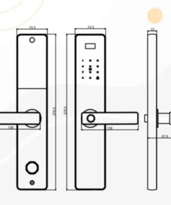 Khóa vân tay Kassler KL-608 CNC BLACK APP